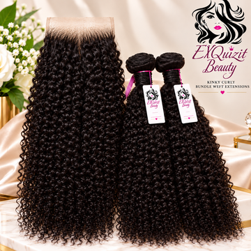 PureVirgin Kinky Curly Bundle Weft Extensions